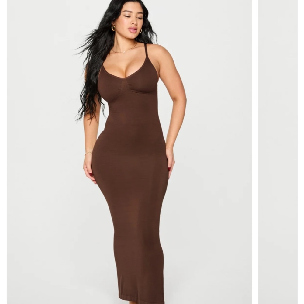 YITTY Brown Shapewear Dress